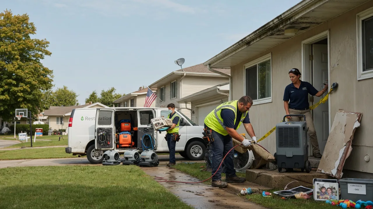 Water Damage Restoration in Justin, TX near me